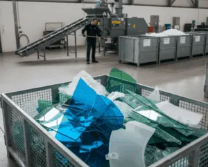 smaltimento del plexiglass